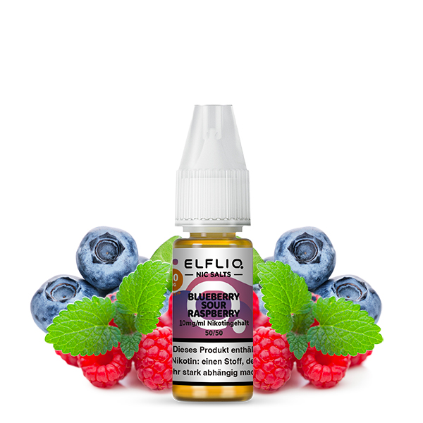 Elfliq Liquid Blueberry Sour Raspberry - by Elf Bar