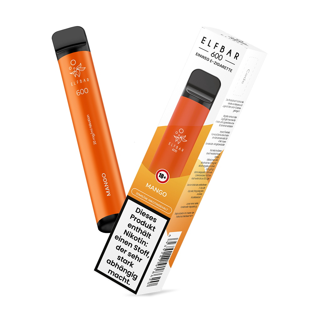ELFBAR 600 Mango 20mg Nikotin