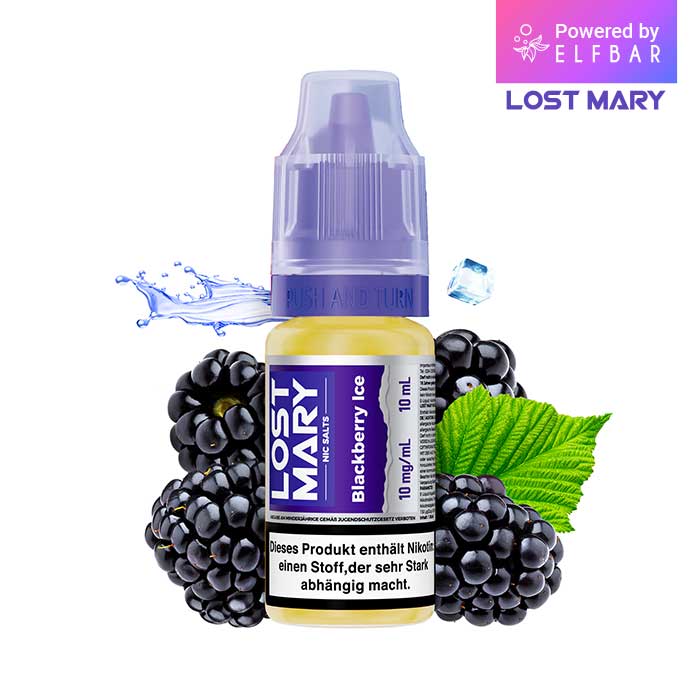 ELFBAR LOST MARY Liquid (NicSalt) Blackberry Ice 10ml