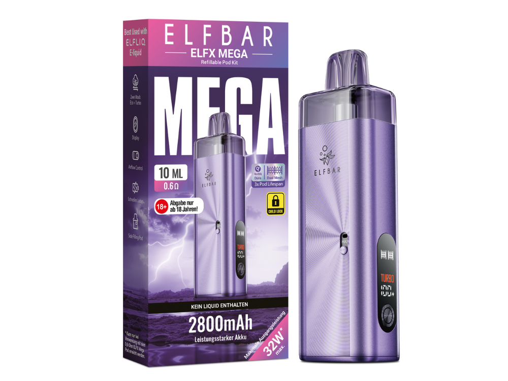 Elfbar ELFX Mega Pod Kit - 2800 mAh