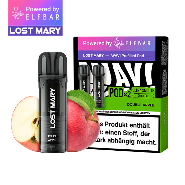 ELFBAR LOST MARY WAVI Double Apple 20mg Nikotin 2er Pack
