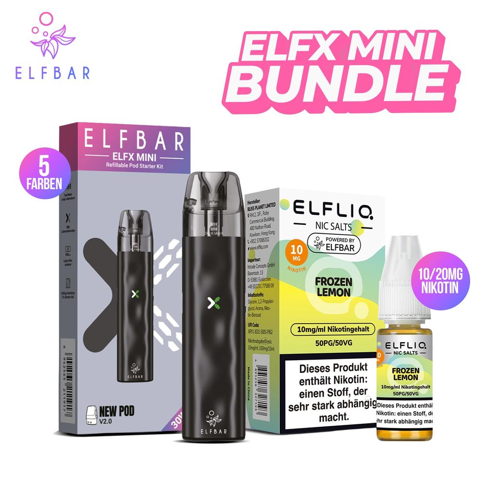 Elfbar ELFLIQ Liquid + ELFX Mini Bundle