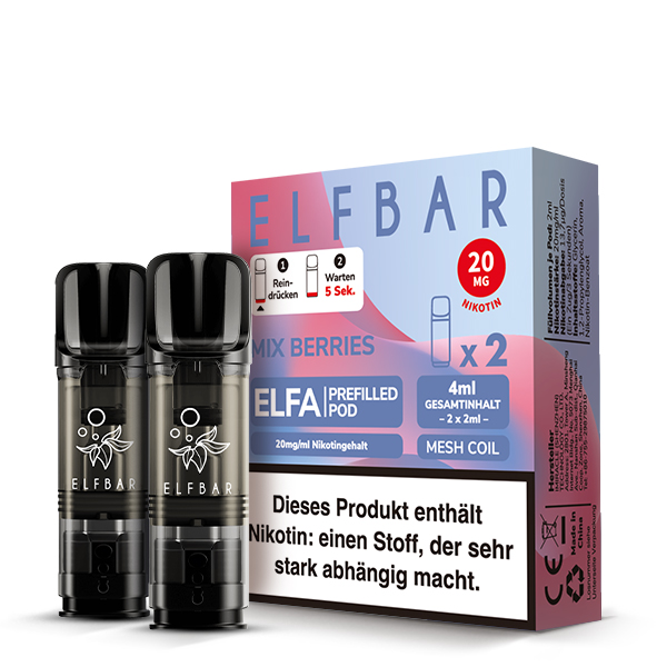 ELFBAR ELFA - Alle Pods Sorten (2er Packs)