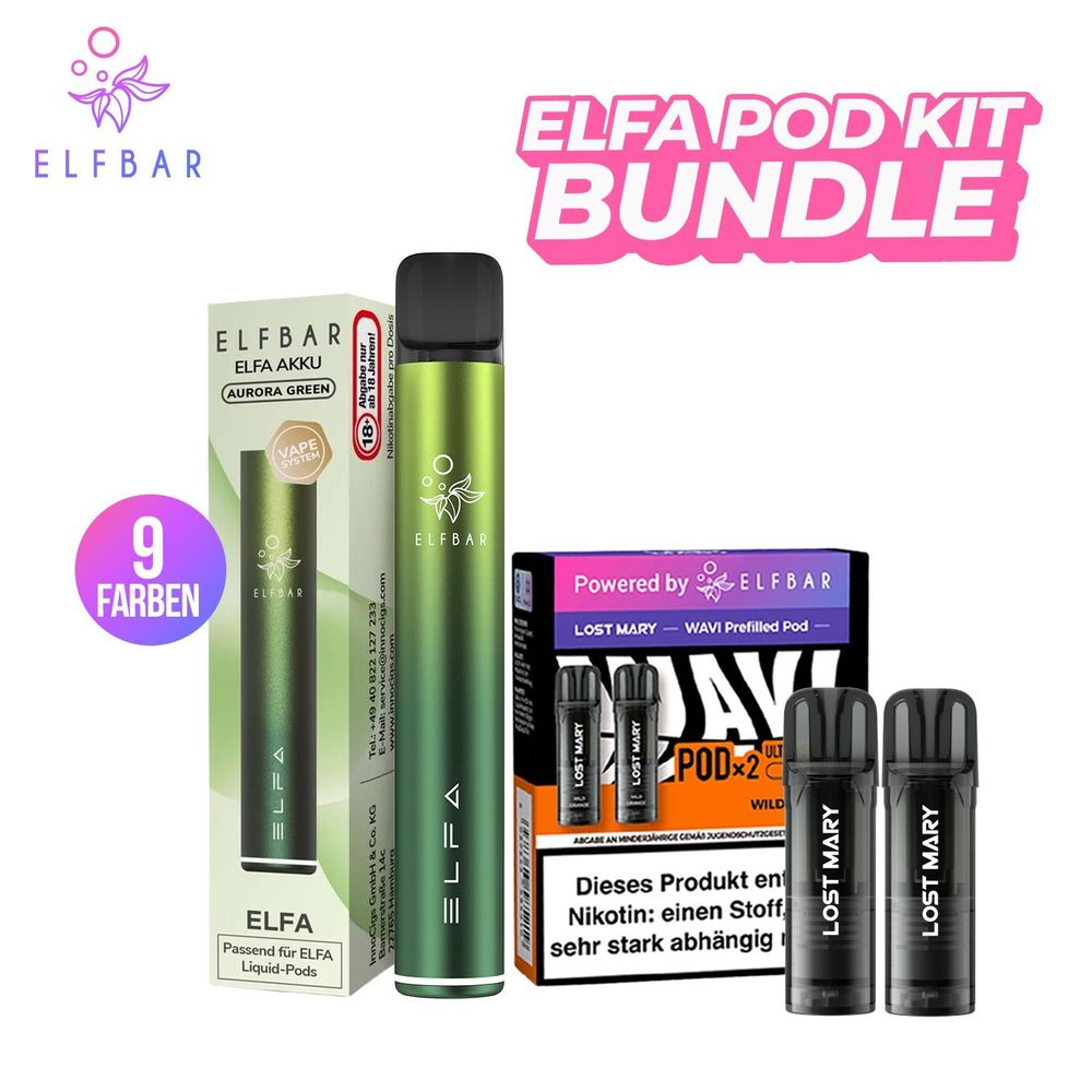LOST MARY WAVI + ELFA Pod Kit Bundle