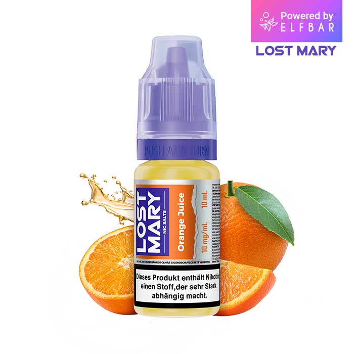 ELFBAR LOST MARY Liquid (NicSalt) Orange Juice 10ml