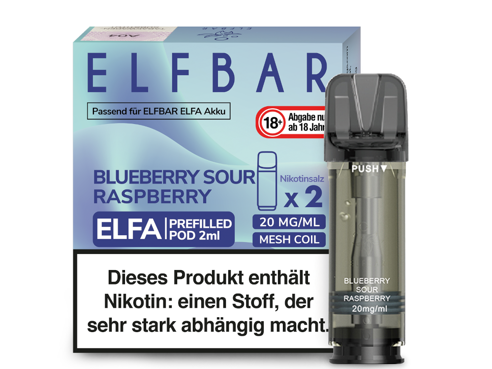 ELFBAR ELFA - Alle Pods Sorten (2er Packs)