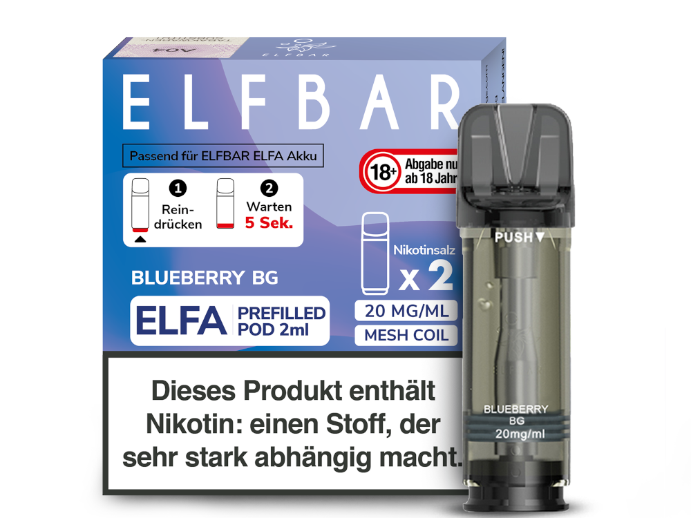 ELFBAR ELFA - Alle Pods Sorten (2er Packs)