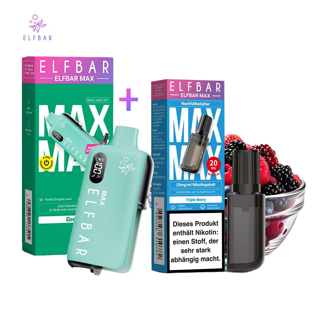 ELFBAR Max Akkuträger + Pods