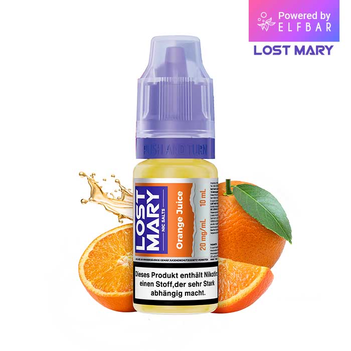 ELFBAR LOST MARY Liquid (NicSalt) Orange Juice 10ml