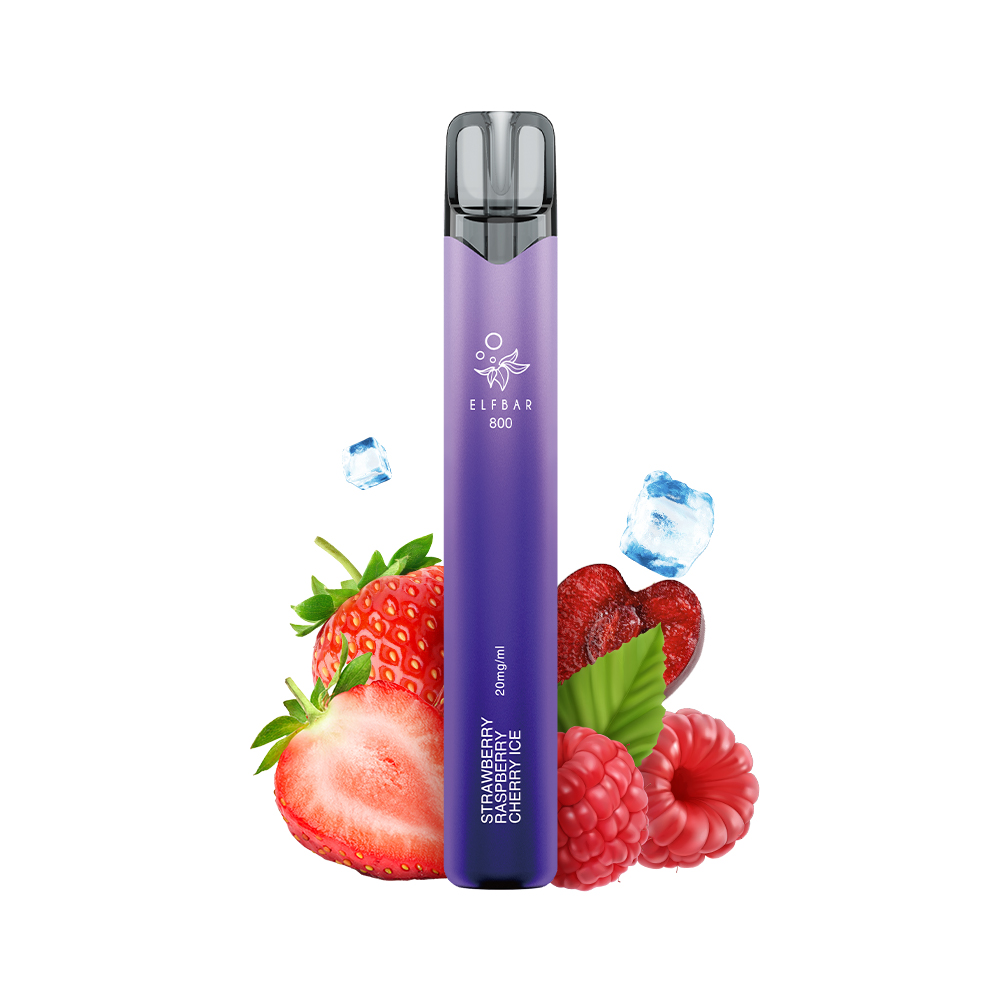 ELFBAR 800 Strawberry Raspberry Cherry Ice 20mg Nikotin