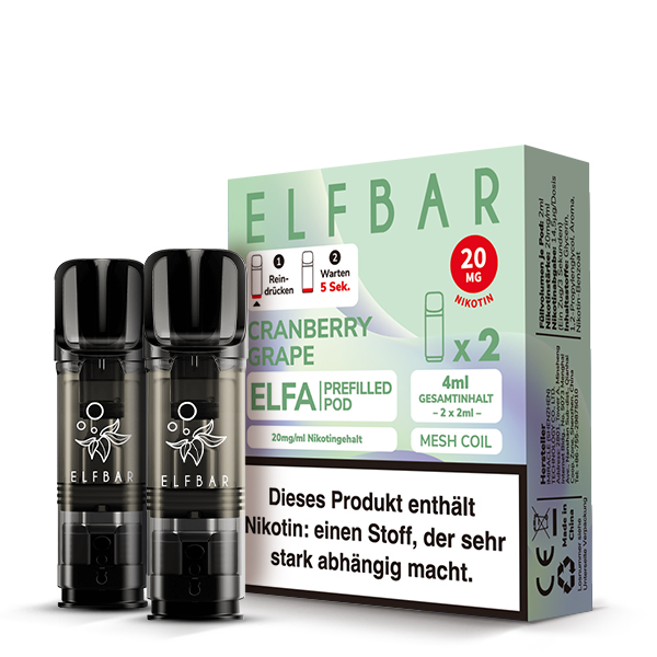 ELFBAR ELFA - Alle Pods Sorten (2er Packs)