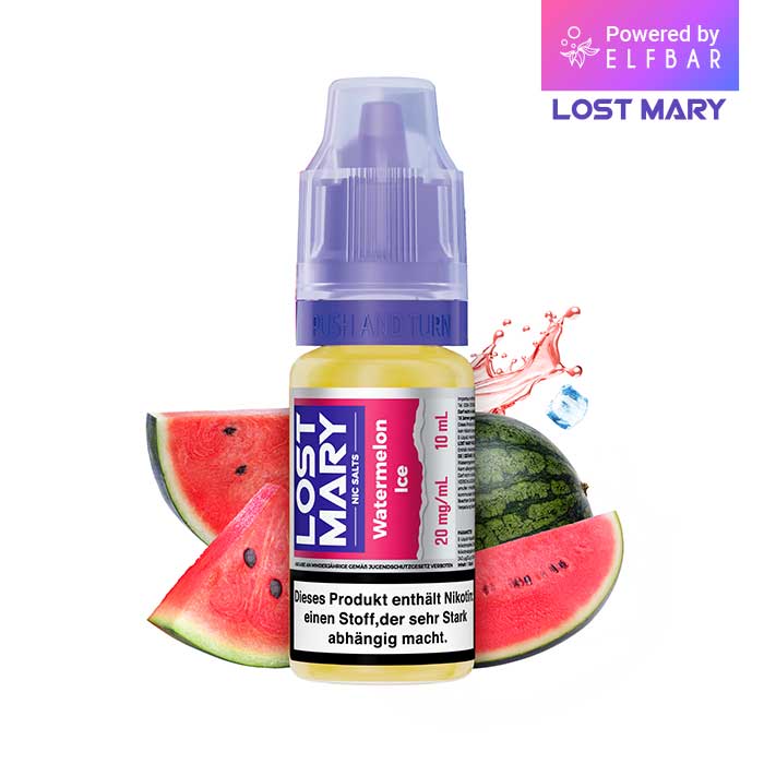 ELFBAR LOST MARY Liquid (NicSalt) Watermelon Ice 10ml